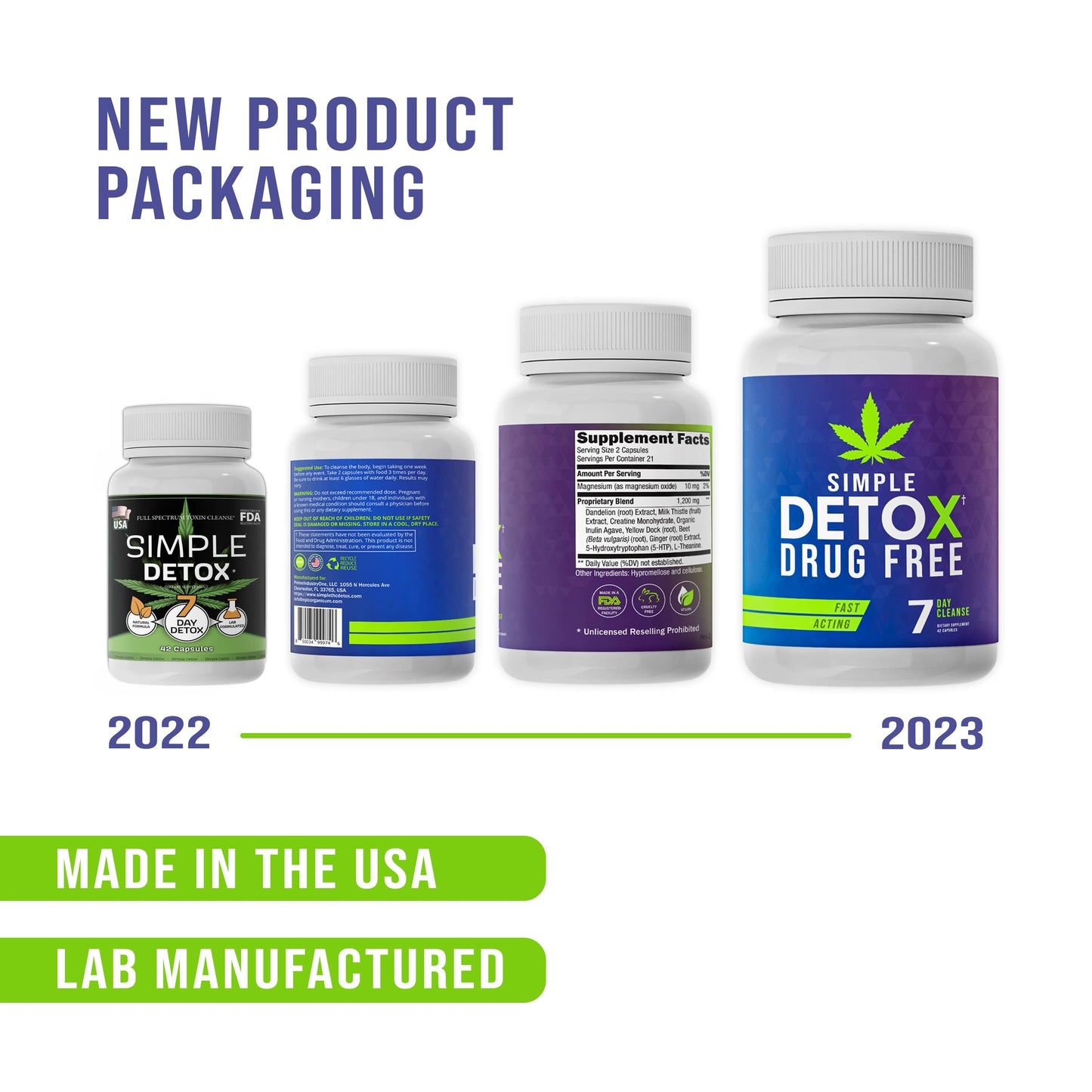 THC & CBD SIMPLE DETOX (3 pack)