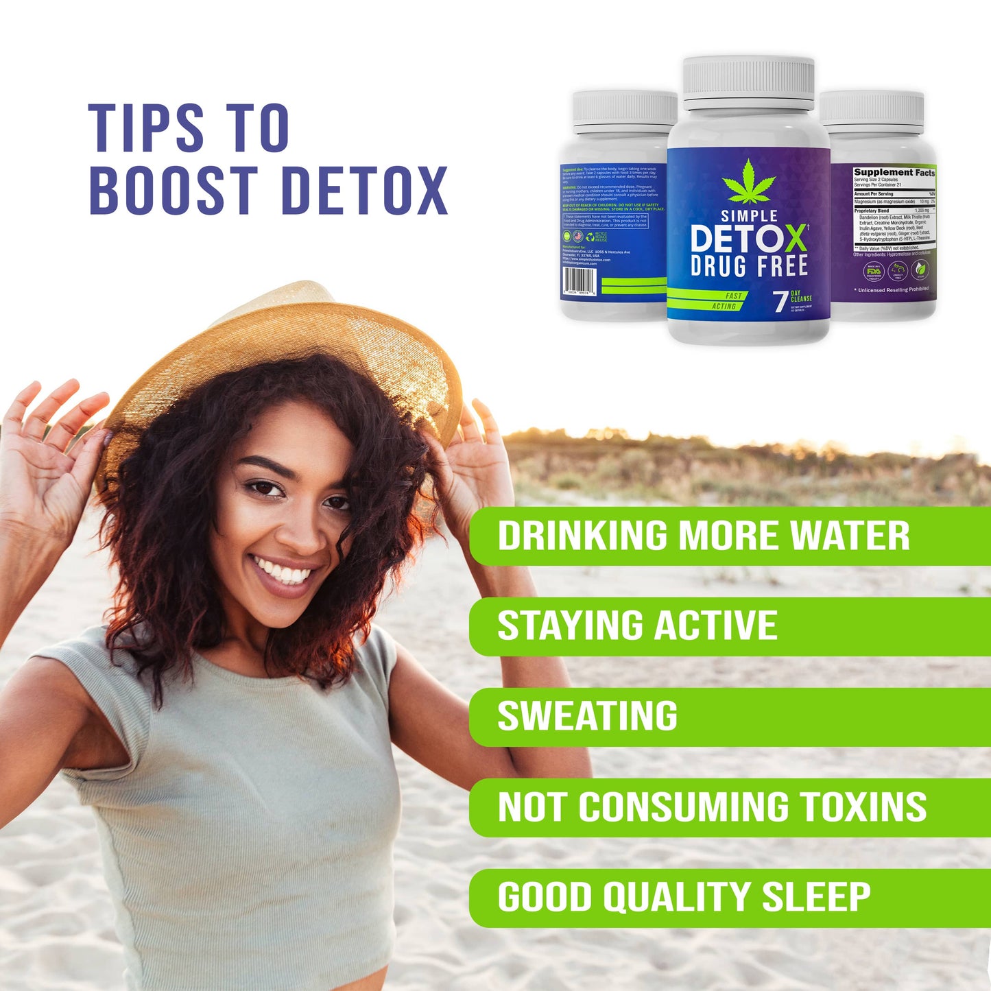 THC & CBD SIMPLE DETOX (3 pack)